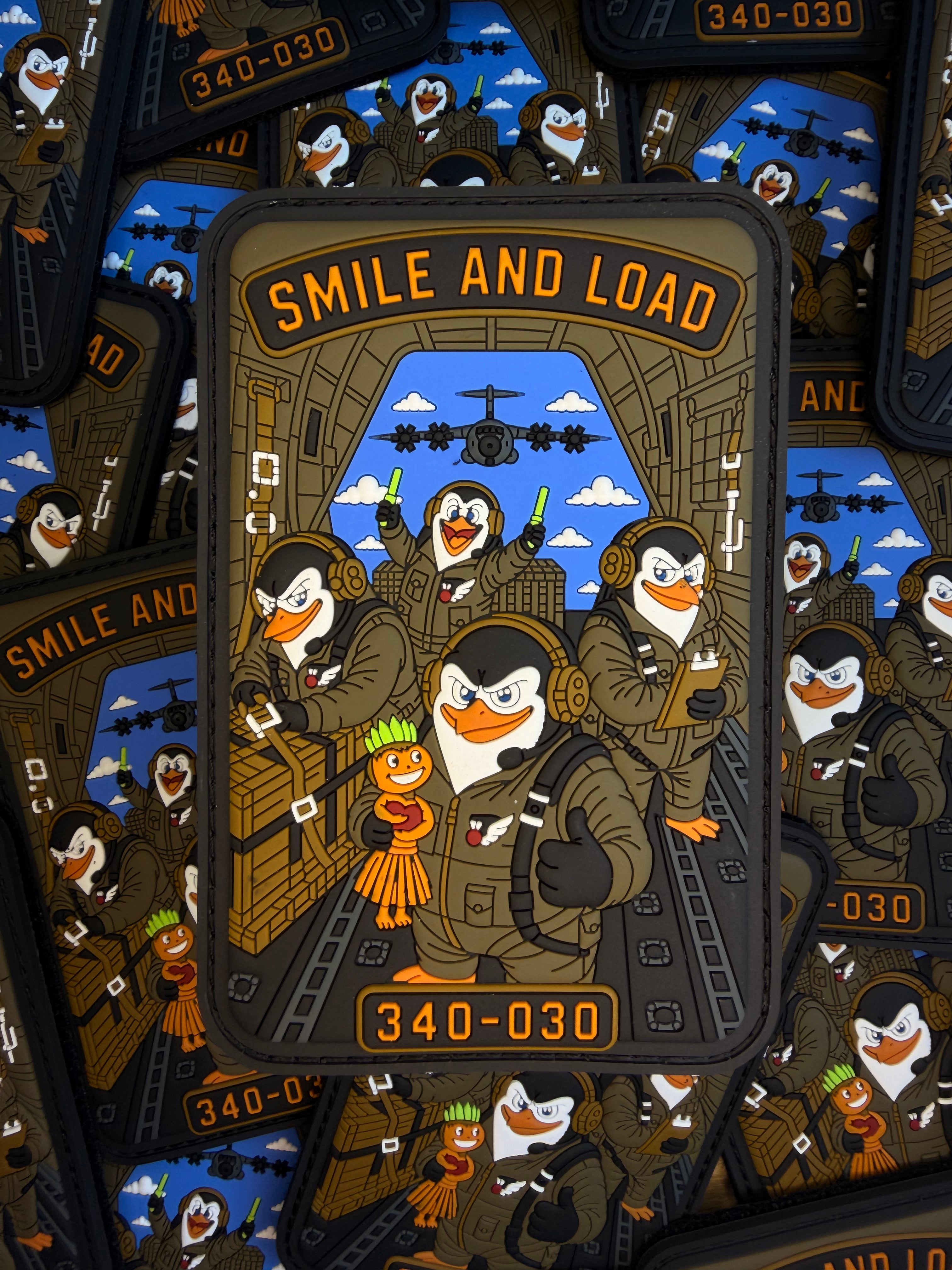 340 Course patch ‘Smile and Load’