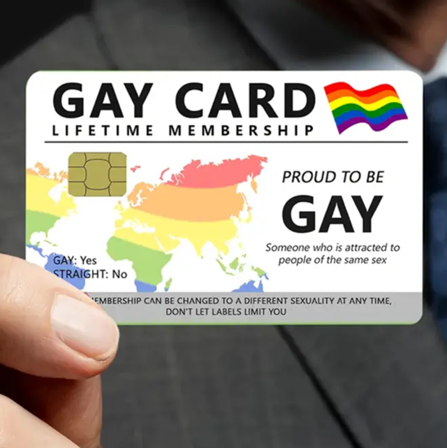 GAY CARD COVER